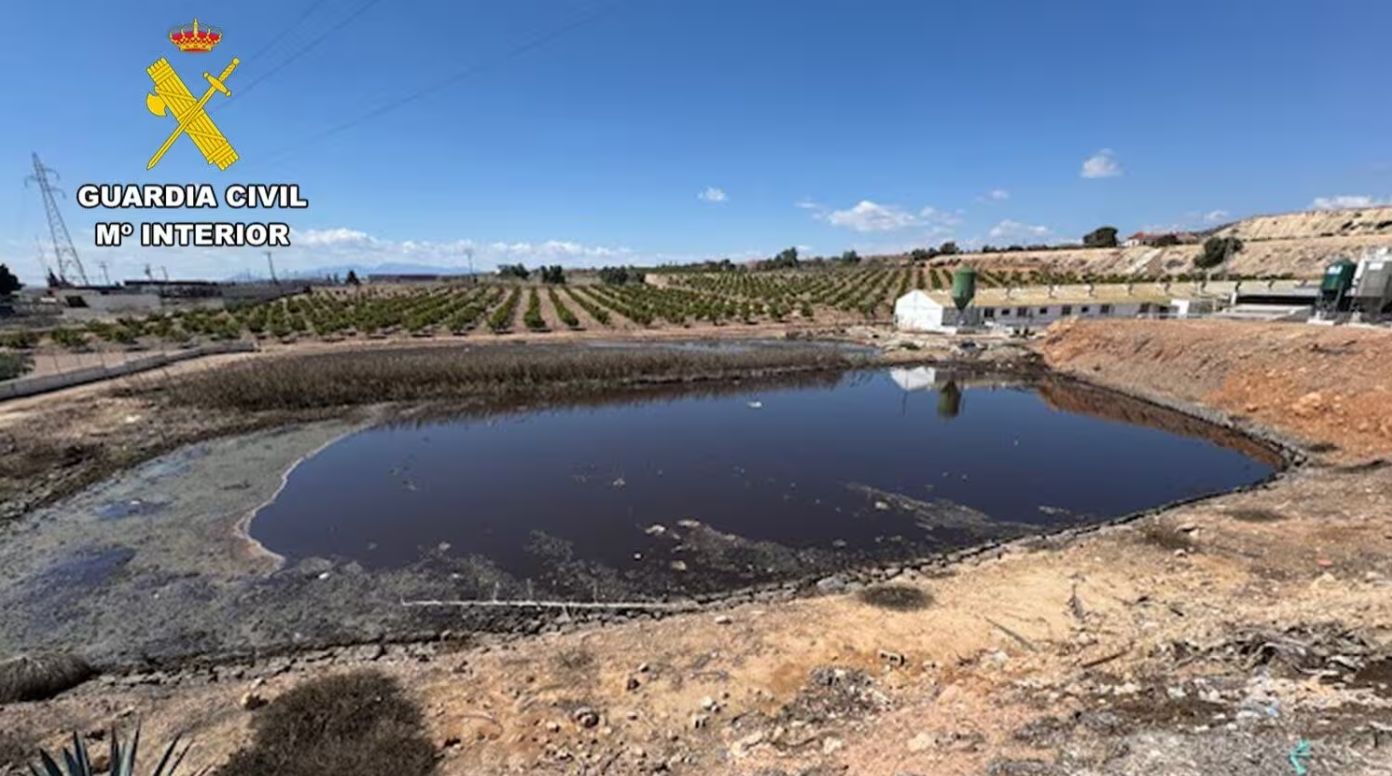 Operación Poga por el vertido ilegal de purines (Foto Guardia Civil)